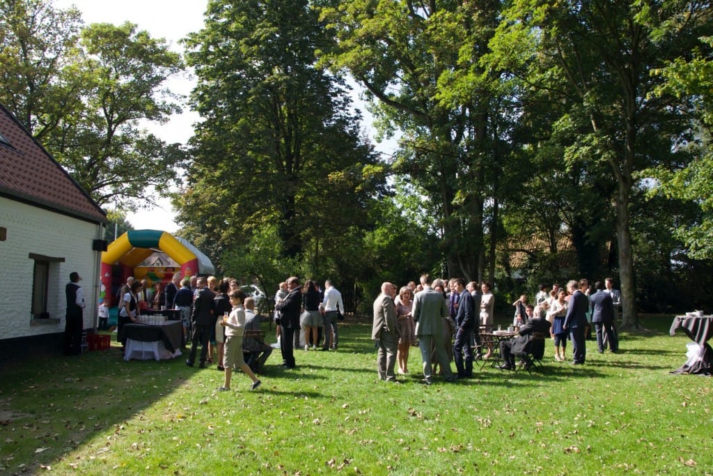 Vin d'honneur au jardin