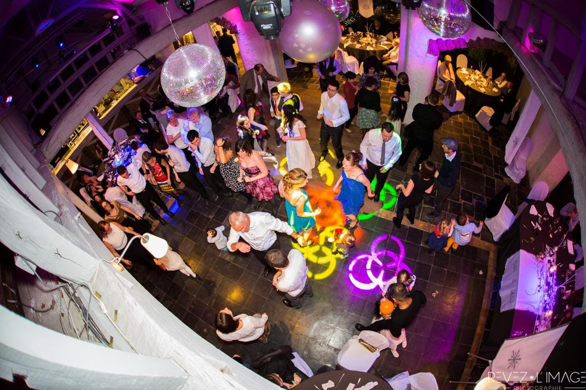Piste de danse fish eye