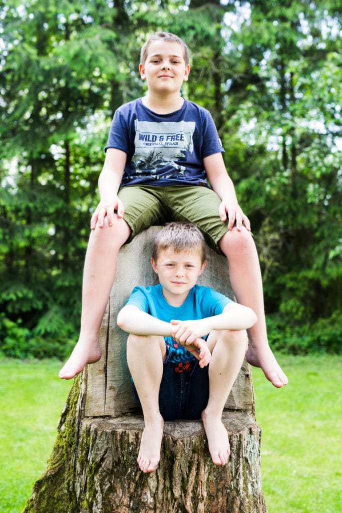 Enfants au jardin