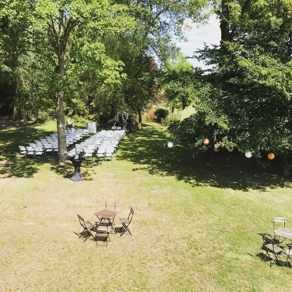 Cérémonie jardin