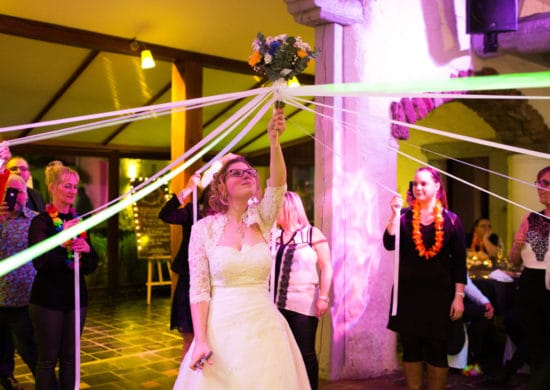Lancer de bouquet original