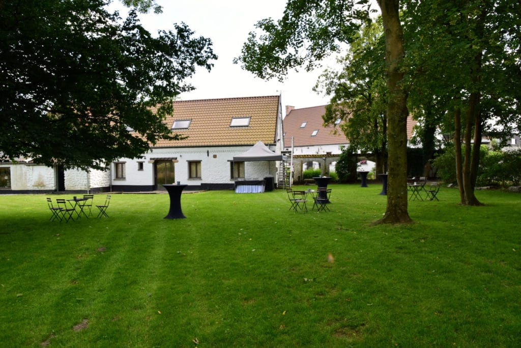 Vin d'honneur au jardin