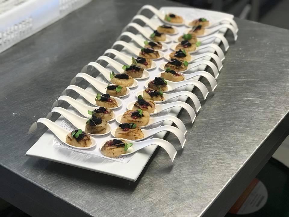 Mise en bouche pour cocktail dînatoire, garden party ou vin d'honneur